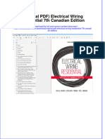 Original PDF Electrical Wiring Residential 7th Canadian Edition PDF