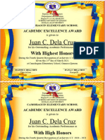 Certificates-kinder