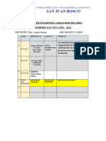 Horario de 3 Bgu de Examenes Atrazados 3-Trimestre 2023 - 2024