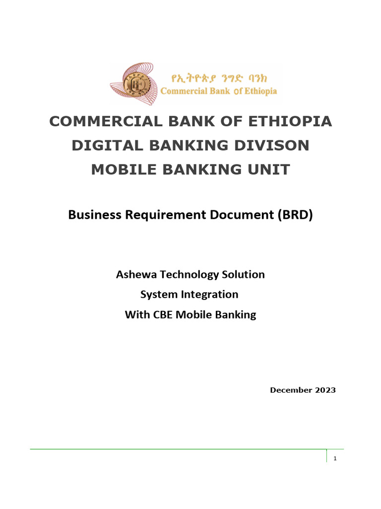 CBE Integration with Ashewa Technology | PDF | E Commerce | Online Shopping