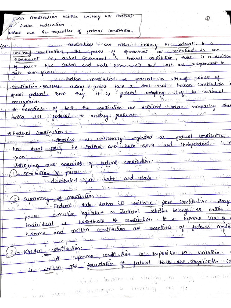 Class Notes | PDF