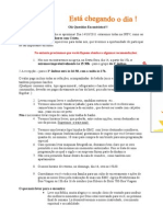 Carta de Instruções 6º