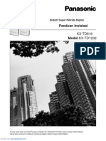 Panasonic KX-TD1232 Installation Manual