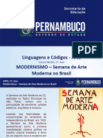 Modernismo Semana de Arte Moderna No Brasil