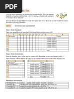 Spreadsheet Dice Simulation