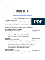 Hutto CV PDF