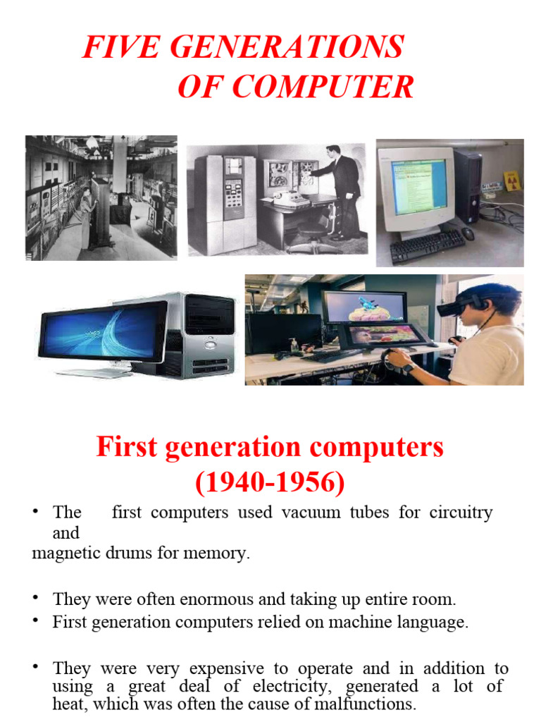 Overview of Computer Generations | PDF | Integrated Circuit ...