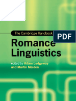 The Cambridge Handbook of Romance Linguistics (2022)