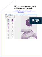 Original PDF Essential Clinical Skills Enrolled Nurses 3rd Australia