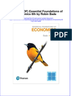Original PDF Essential Foundations of Economics 8th by Robin Bade PDF