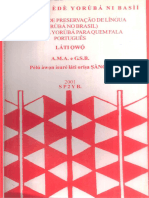 GRAMÁTICA YORUBA PARA QUEM FALA PORTUGUES