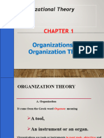 Chapter-1-Organisations Theory