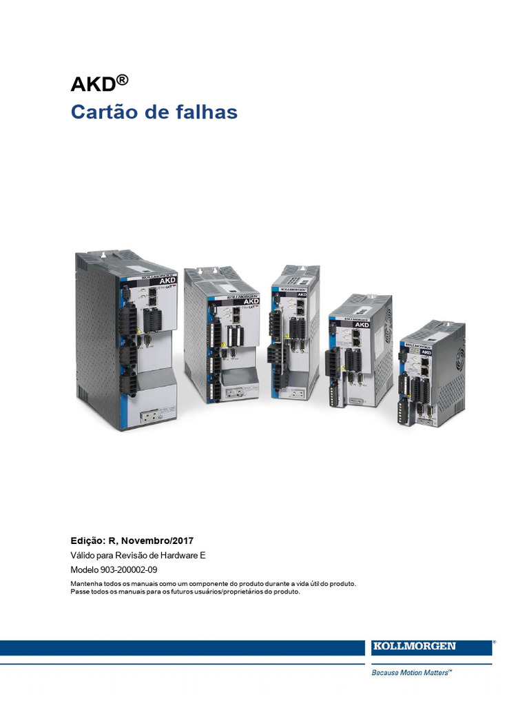 AKD Fault Card PT Rev R PDF