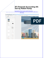 Original PDF Financial Accounting 5th Edition by Robert Kemp PDF