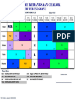 Jadual Waktu Kelas 1 Arif