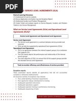 Chapter 2 - Service Level Agreements (SLA)