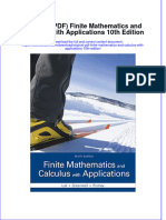 Original PDF Finite Mathematics and Calculus With Applications 10th Edition PDF