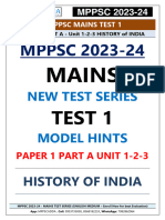 MPPSC Paper 1 Test Series