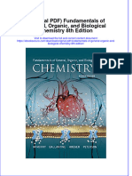 Original PDF Fundamentals of General Organic and Biological Chemistry 8th Edition PDF