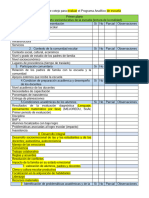 Propuesta Lista de Cotejo para El Programa Analítico