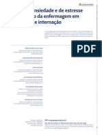 Níveis de Ansiedade e de Estresse No Trabalho Da Enfermagem em Unidades de Internação