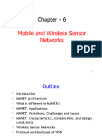 Chapter - 6 Mobile and Wireless Sensor Networks