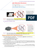 9.2 Simple Molecular Structures