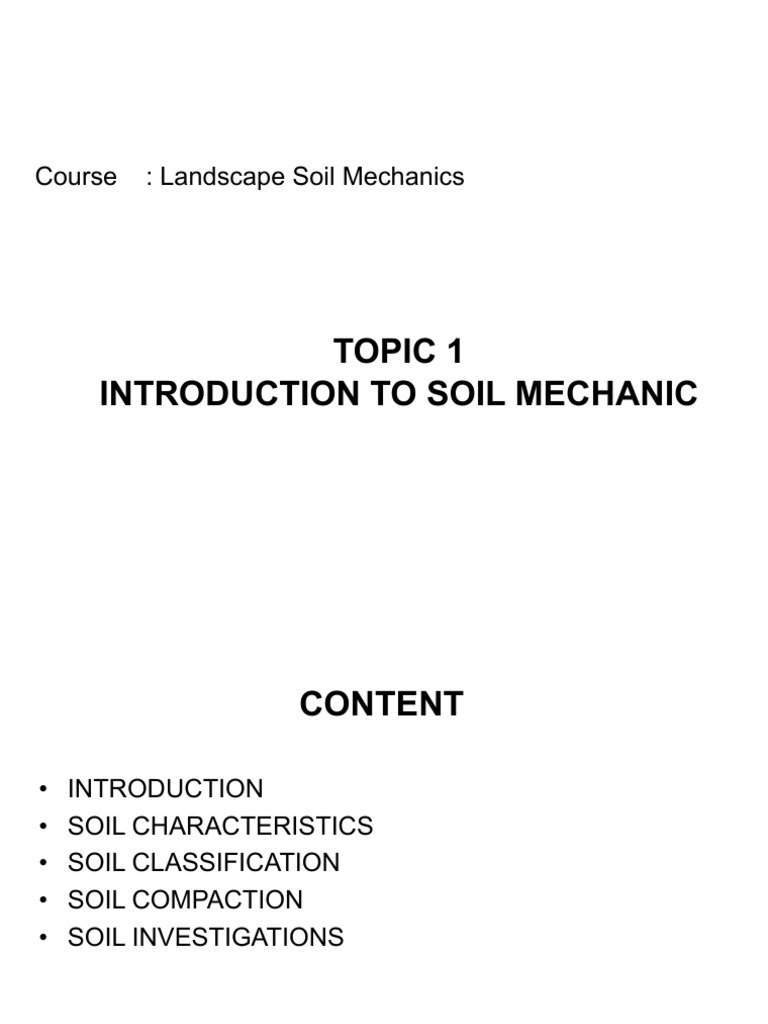 Soil Mechanics | PDF | Soil Mechanics | Geotechnical Engineering