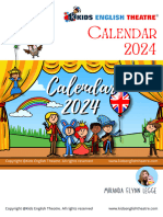 Kids English Theatre Calendar 2024