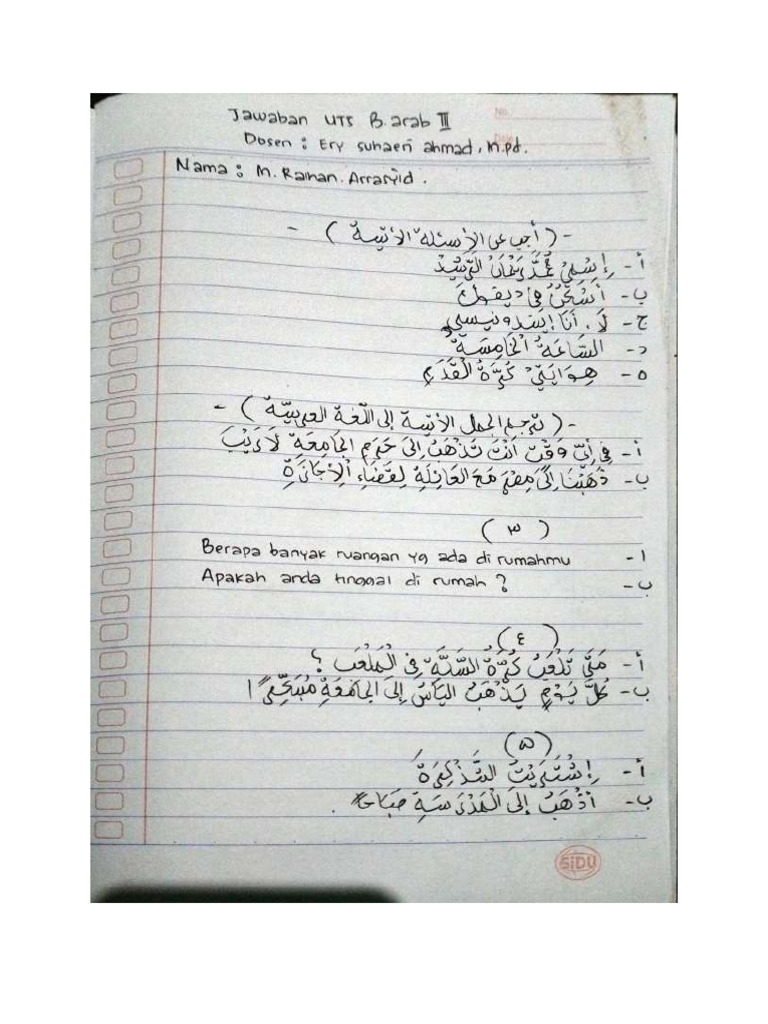 Raihan B.arab Iii | PDF