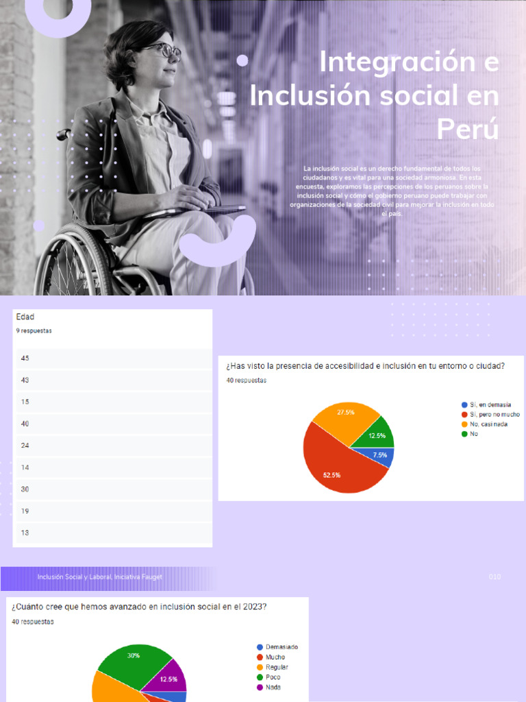 Integración e Inclusión Social en Perú | PDF | Inclusión (Educación ...