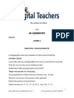 A Level Chemistry Paper 2 Exam 30