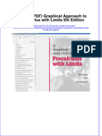 Original PDF Graphical Approach To Precalculus With Limits 6th Edition PDF