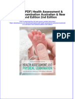 Original PDF Health Assessment Physical Examination Australian New Zealand Edition 2nd Edition PDF