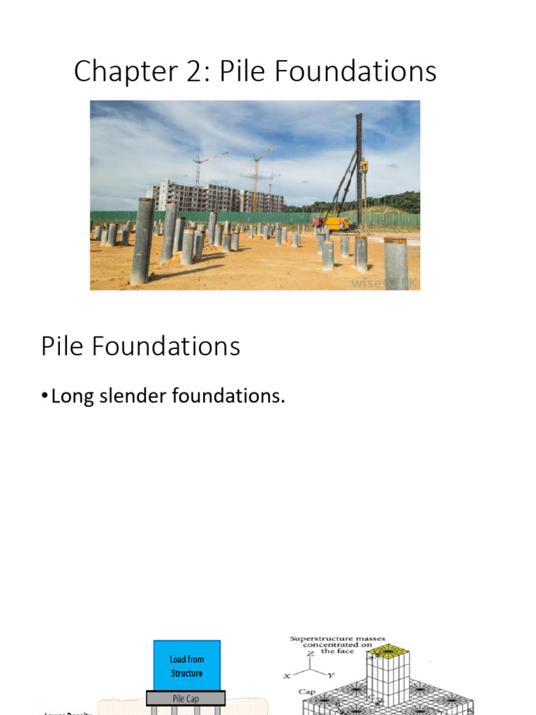 Chapter 2 Pile Foundation Pdf Deep Foundation Components