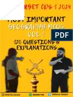 Most Important Geography MCQs Volume 1 Defense Ustaad
