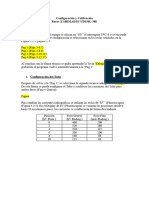 Configuracion y Calibracion