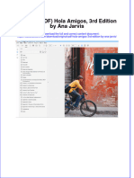 Original PDF Hola Amigos 3rd Edition by Ana Jarvis PDF