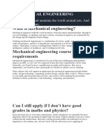 Mechanical Engineering