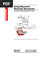 Read Me - Using Raymond Electronic Documents