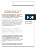 STJ - Notícias - Adoção Póstuma É Possível Mesmo Com Morte Do Adotante Antes de Iniciado Processo de Adoção