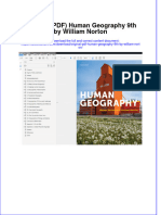 Original PDF Human Geography 9th by William Norton PDF