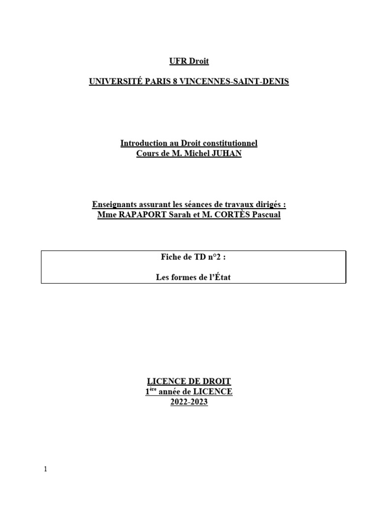 Introduction Au Droit | PDF