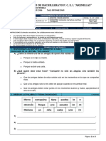 Instrumento de Evaluacion de Animacion A La Lectura - Escritura - Ortografia - 2 Bgu