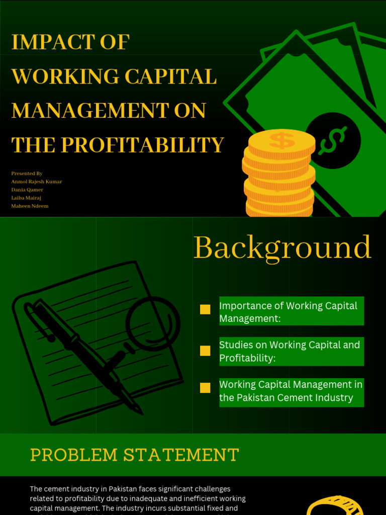 Impact of Working Capital On The Profitability | PDF | Statistics ...