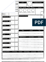 Dragon Age - Player Aid Two-Page Character Sheet