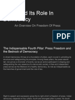 Press and Its Role in Democracy