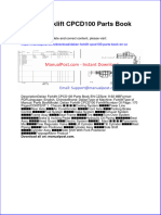 Dalian Forklift Cpcd100 Parts Book en CZ