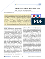 Magnitude of The Fo ̈rster Radius in Colloidal Quantum Dot Solids