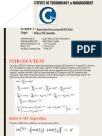 Subject: Topic:: Digital Signal Processing (OE-EE 601A) Radix-2 DIF Algorithm